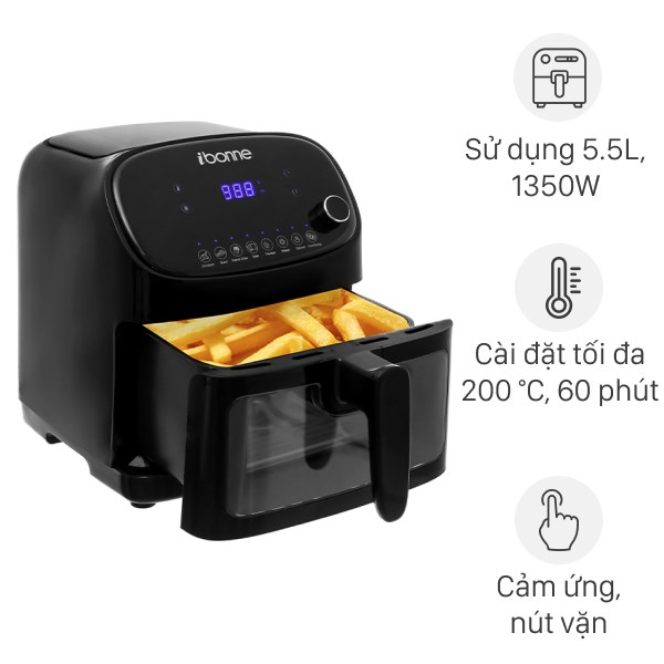 Nồi chiên không dầu iBonne IB-34 6.5 lít
